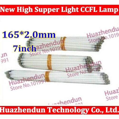 20pcs Supper light length 165MM*2.0MM 7inch LCD CCFL lamp backlight tube165 MM 7'' Free shipping