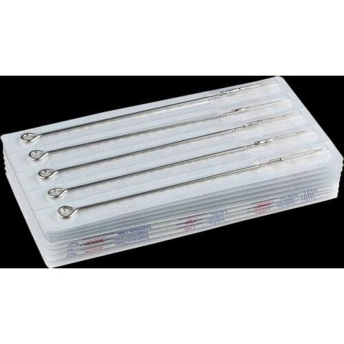 50/100Pcs Disposable Tattoo Needles Set Stainless Steel Tips Assorted Kit for Tattoo Machine SANA889