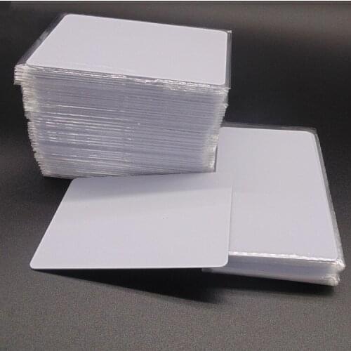 5000pcs/lot PVC 125KHZ T5567 T5577 RFID Smart Printable Blank White Card rewritable ID card
