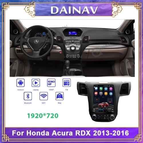 For Honda Acura RDX 2013-2016 vertical screen 2 din Android 10.0 Car Radio Car radio Stereo GPS Navigation Player Multimedia