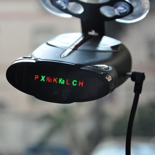 Hot Car Radar Detector Mobile Speed Detection, Radar Alarm And Support English And Russian Voice Announcement XRS 9880/9345/9740