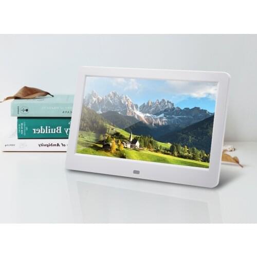 10 inch Digital Picture Frame 1024x600 Display Electronic Album Photo Music Video Clock Calendar E-book Remote Control Gift