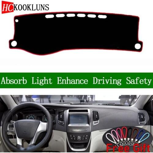 For GEELY VISION 2006 2007 2008-2014 Dashboard Cover Sun Shade Non-slip Dash Mat Pad Carpet Car Stickers Interior Accessories