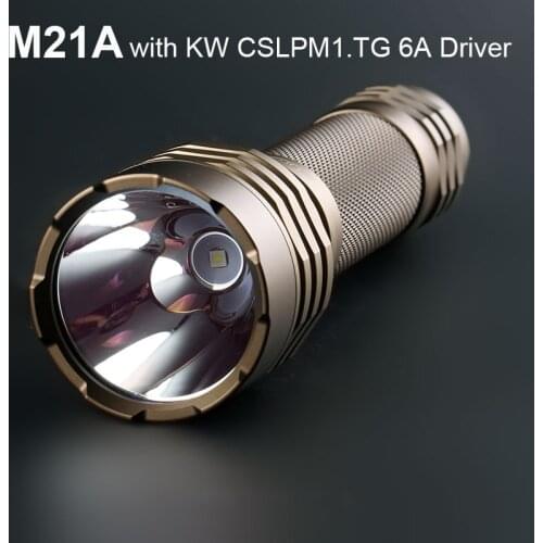 Convoy M21A with KW CSLPM1.TG 6A Driver Lanterna Led Flashlight C8+ Plus 21700 Version Flash Light High Powerful Camping Torch