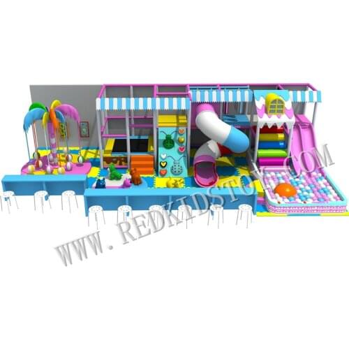 EU Standard Candy Themed Ideal Indoor Playground Equipment HZ-90922
