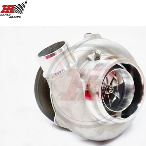 HP RACING GTX3076R Gen2 Turbo Charger .82 A/R T3 Flange 3" V-Band Ceramic Dual Ball Bearing Turbo Billet Compressor 450-750H