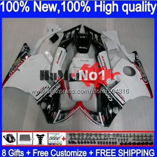 Body+Tank For HONDA CBR600FS CBR 600F3 600 F3 CC 97-98 3MC.17 White Black CBR600 F3 FS 600CC CBR600F3 97 98 1997 1998 Fairings