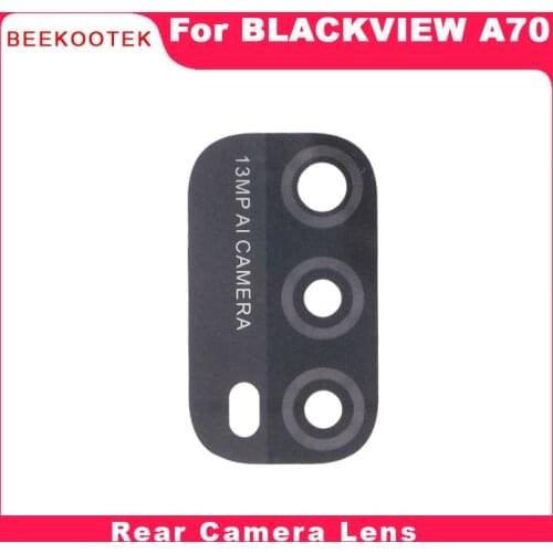 Original Blackview A70 Rear Back Camera Lens Glass Repair Parts Accessories For Blackview A70 Android 11 6.517inch Smartphone