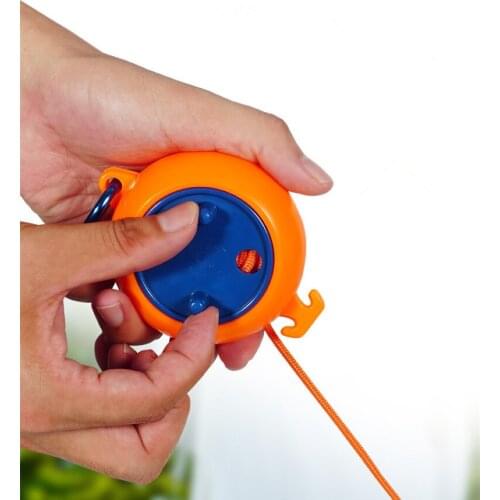 Outdoor travel portable windproof non-slip clothesline hotel indoor retractable perforated invisible clothesline