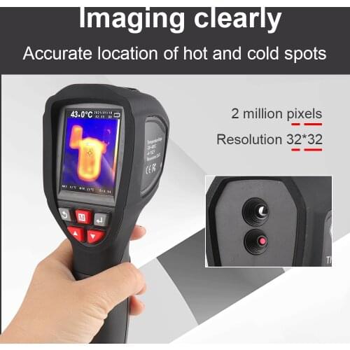 TOOLTOP ET-691 Industrial Infrared Thermal Imager 2.4 Inch TFT LCD Display Screen Handheld Infrared Thermal Imager -20~400