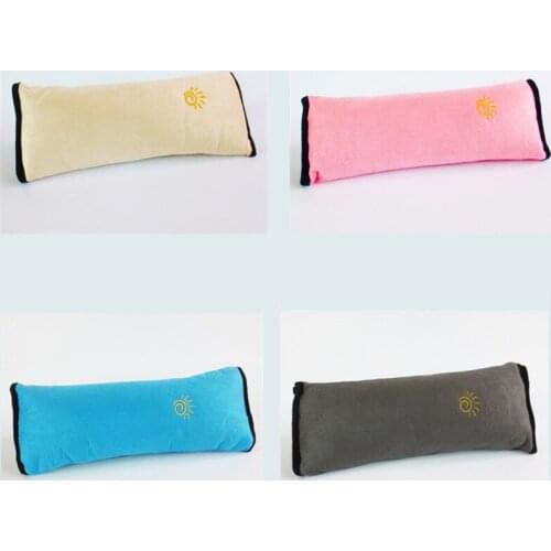 [Wholesale] 20PCS Car seat belt cover shoulder pad child Plush thickening long high-elastic auto interior decoration 4 colors