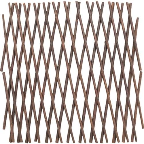 Garden Trellis Expandable Plant Support Willow Lattice Fence Retractable Wooden Fence Imitation Fence Yard Wooden Fence Skilful