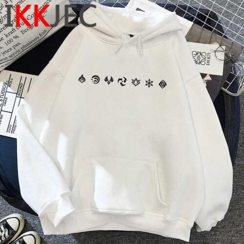 Genshin Impact hoodies women y2k aesthetic Korea harajuku grunge female hoody Korea graphic