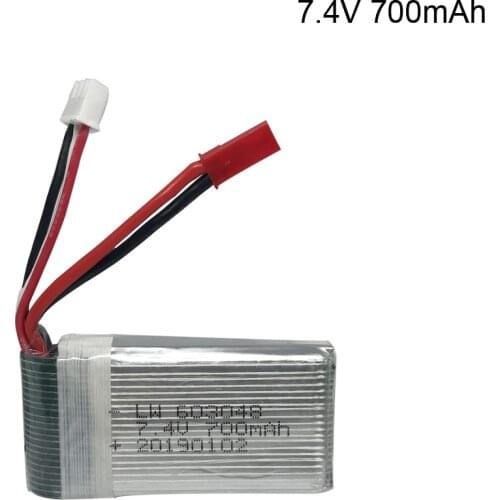 Lipo Battery For MJXRC X600 F46 X601H JXD391V aircraft 7.4 V 700 mAH 2S Lipo battery JST plug high quality 7.4V lipo battery