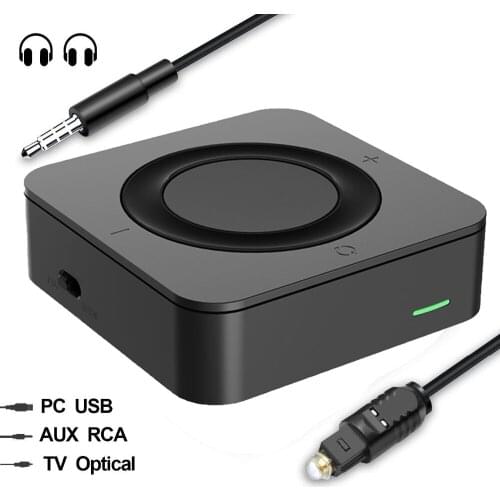 Bluetooth 5.0 Aptx low latency CSR8670 SPDIF RCA Aux 3.5mm Music Transmitter Receiver A2DP Wireless home stereo audio TV Adapter