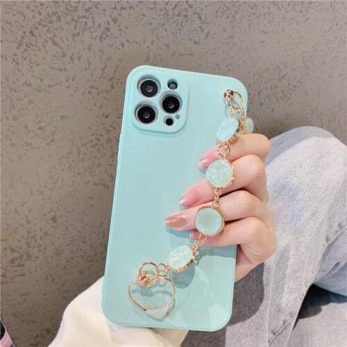For OPPO A91 A9 2020 Case Cover for oppo reno z realme x A92S Liquid Silicone Shockproof Bumper Marble Bracelet Case