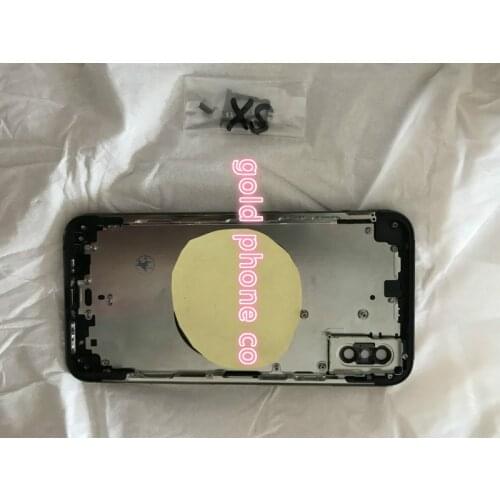 Perfect Quality Luxury Back cover for phone X xs xs max 24k Gold skull design Housing Newest Hot for phone X 24CT Gold