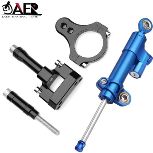 JAER Motorcycle Damper Steering for Yamaha R3 2013-2018 Stabilize Safety Control with Mounting Holder YZF R3 2017 2016 2015 2014