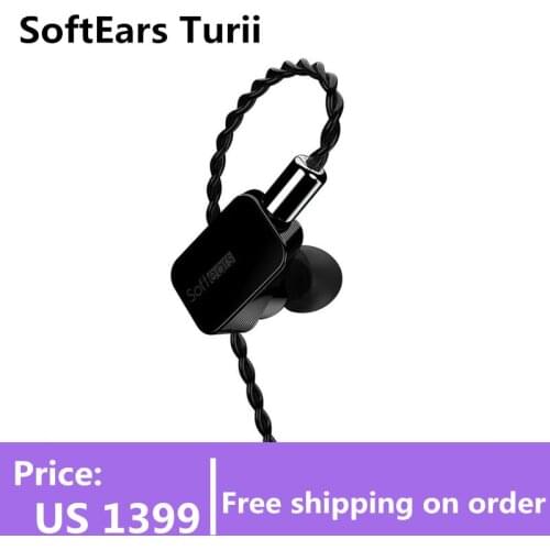 SoftEars Turii Flagship Dynamic In-Ear Earphone HIFI Headphone Earbuds CNC Earphone