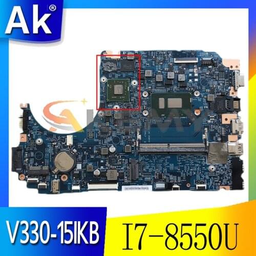 For Lenovo V330-15IKB 330-15IKB Laptop Motherboard LV315KB MB 17807-3 I7-8550U 4G RAM M530 GPU 100% fully tested Mainboard