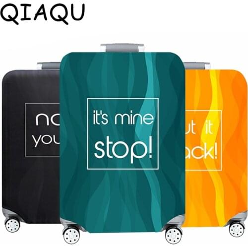 Color stripe Elastic Luggage Protective Cover Suitable 18-32 Inch,Thicken Suitcase Dust Cover Travel Accessories recognizable
