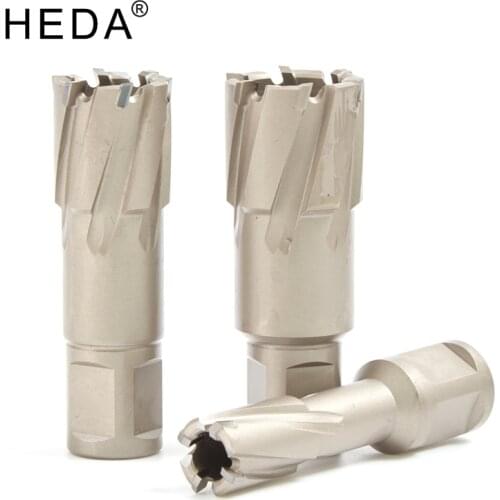 HEDA Tool TCT Annular Cutter 12-52mm*35mm Alloy Metal Core Drill Bit Diameter Hole Saw Suitable For Steel Reaming Magnetic Drill