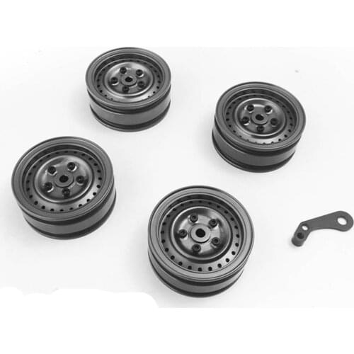 4Pcs 1.55'' Cruiser Wheel Hub Rc Crawler Rims For 1/10 Rc Car Killerbody LC70 4WD TF2 D90 110 Axial Scx10 ii XJ 90046 Diy Parts