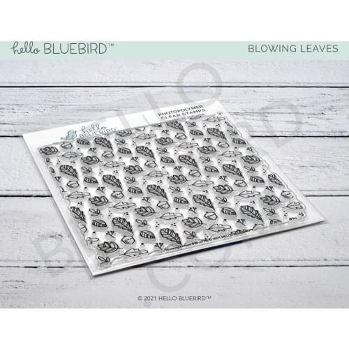 Blowing Leaves Background Metal cutting dies and stamp cut die mold card Scrapbook paper craft knife mould blade punch stencils