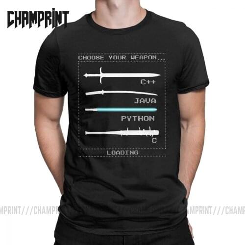 Men Programmer Programming T Shirts Code Python Binary Html Cotton Clothes Vintage Short Sleeve Tee Shirt Big Size T-Shirts
