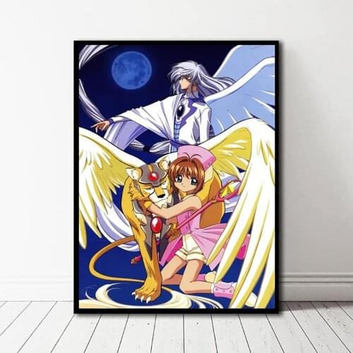 Diamond Embroidery Kit DIY Canvas Card Captor Sakura Full Square Anime Movie Diamond Painting Cross Stitch Decor Handwork Mosaic