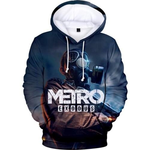 Sidno New Fashion Metro Exodus 3D Hoodies Men/women Autumn Casual Harajuku Sweatshirts 3D Print Metro Exodus Mens Hoodie Top