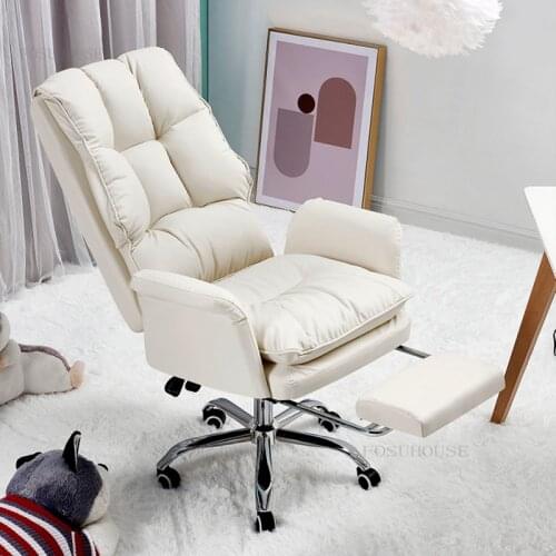Nordic Backrest Office Chairs Minimalist Modern Armchair Lift Swivel Chair Office Furniture Computer Game Chair Office Study