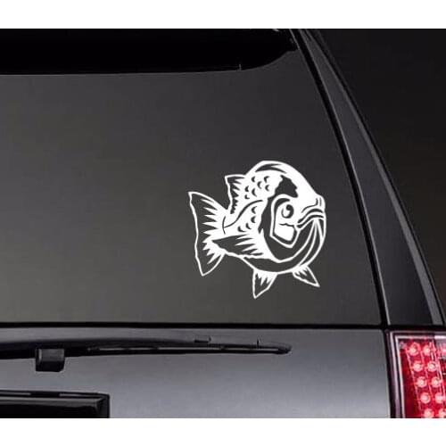 Perch Fish Car Body Stickers Door Decal Rear Windshield Top Quality Waterproof ZP0218