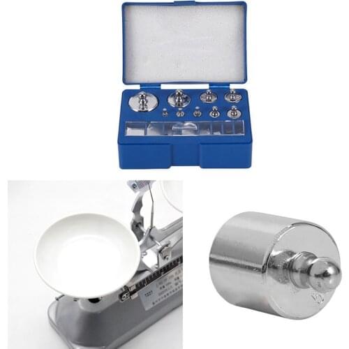 Portable Calibration Weights Chrome Plating Jewelry Scale 10mg-100g Accurate Grams Lightweight Parts Gauging Survey