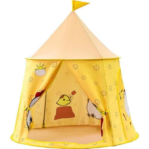 Portable Princess Castle Kids Tent Children Teepee Playhouse Games Play Toys Tents Birthday Christmas Gift
