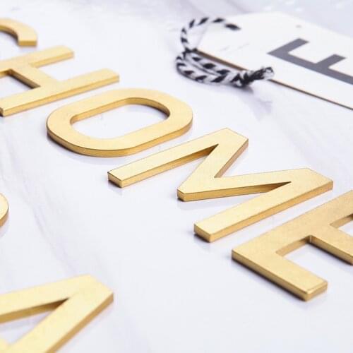 Letter Logo Symbol Iron Letter Ornaments Valentines Day Gift Letter Christmas Decoration