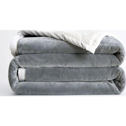 Thicken Super Soft Blanket Flannel Aircraft Sofa Office Children Blanket Travel Fleece Mesh Portable Car cobertor Travel Cover