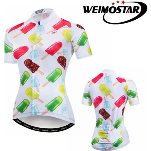 Weimostar Summer Cycling Jersey Ropa Ciclismo bike jersey shirt Women Outdoor Sports Cycling Clothing Bicycle clothes Jerseys