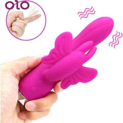 OLO 10 Speeds Butterfly Vibrator Clitoris Stimulator Female Masturbator Sex Toys For Women G-spot Massager Silicone G-spot Dildo