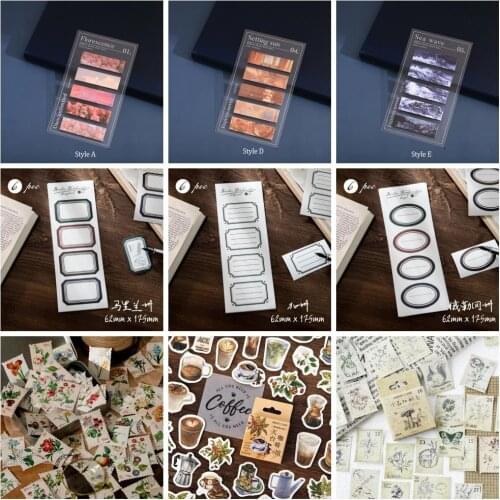 20Pcs/pad DIY Watercolor Emotion Note Paper Diary Hand Account Stickers Message Bubble Memo Pad Cute Notepad Office Stationery