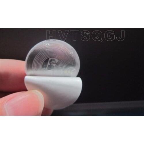 500pcs free shipping Roll packing 13.56mhz HF passive rewritable 215 chip nfc tag