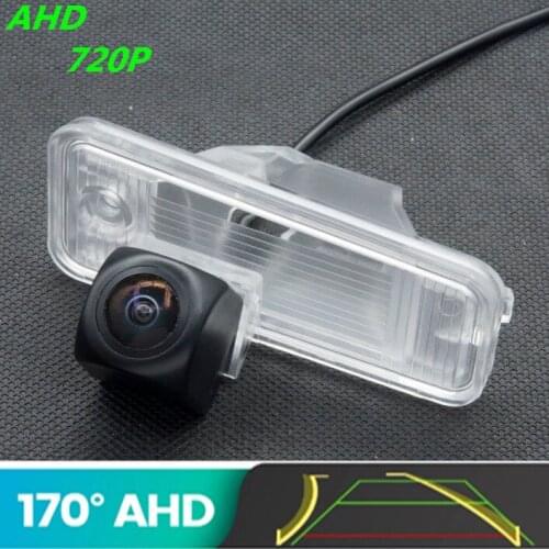 AHD 720P Trajectory Fisheye Car Rear View Camera For Santa Fe DM 2013~2018 ix45 2013~2018 Maxcruz Reverse Vehicle Camera