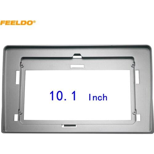 FEELDO Car Audio Radio 2DIN Fascia Frame Adapter For Toyota Hiace 10.1" Big Screen DVD Player Dash Fitting Panel Frame Kit