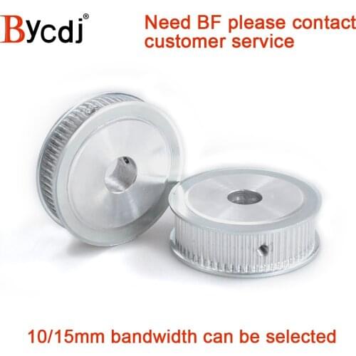 BYCDJ 40 Teeth HTD 3M Timing Pulley Bore 6/8/10/12/14/15/16/18/20mm for Width 10/15mm AF/BF Aluminium HTD3M Synchronous Belt 40T