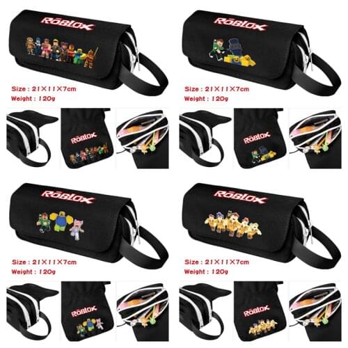 ROBLOX Pencils Cases Stationery Cute Boys Girls Storage Pen Bag Box Large Student Capacity School Office Supplies Birthday Gift