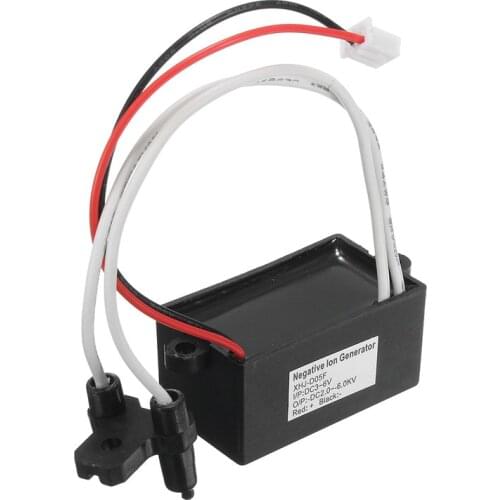 ABS Black Air Ionizer Ioniser Airborne Negative Anion Generator High Output for Car Home Dust & Smoke Removal Air Purifier