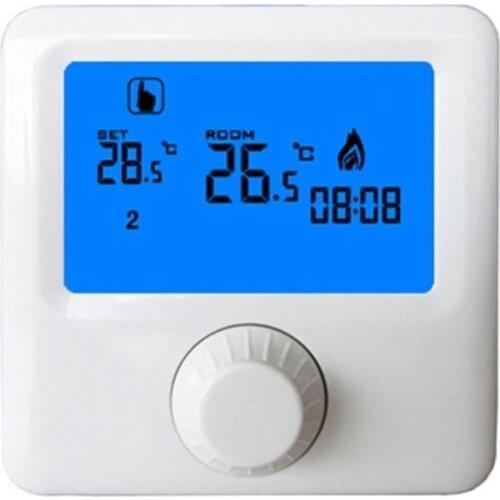 Room Heating Digital Temperature Controller Thermostat LCD Display Wall-hung Gas Boiler Thermostat Weekly Programmable