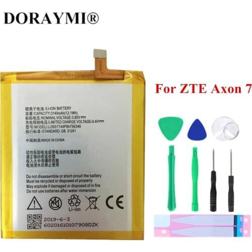 Аккумуляторы для телефонов ZTE Axon 7 Doraymi China At AliExpress