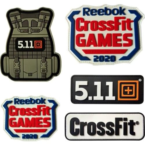 Apparel embroidery HOOK&LOOP PVC letter tactics patch army for bag hat badges applique for clothing AM-2519