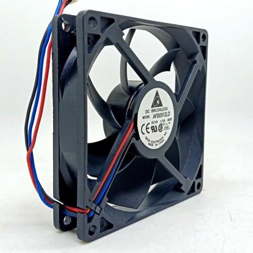 New For Delta AFB0912LD 90mm 92mm 9020 12V Dual ball Bearing chassis power supply quiet mute fan computer CPU case power fan
